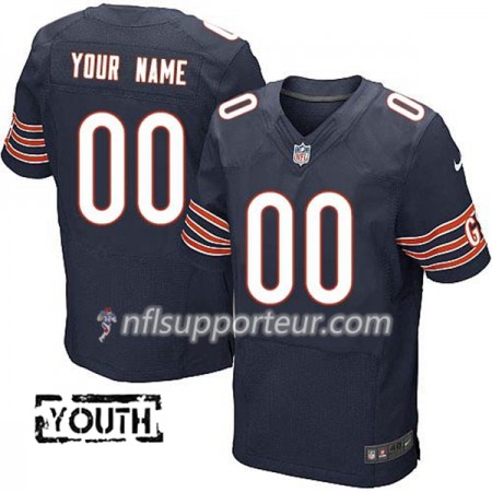 Maillot Enfant Chicago Bears Personnalisé Navy